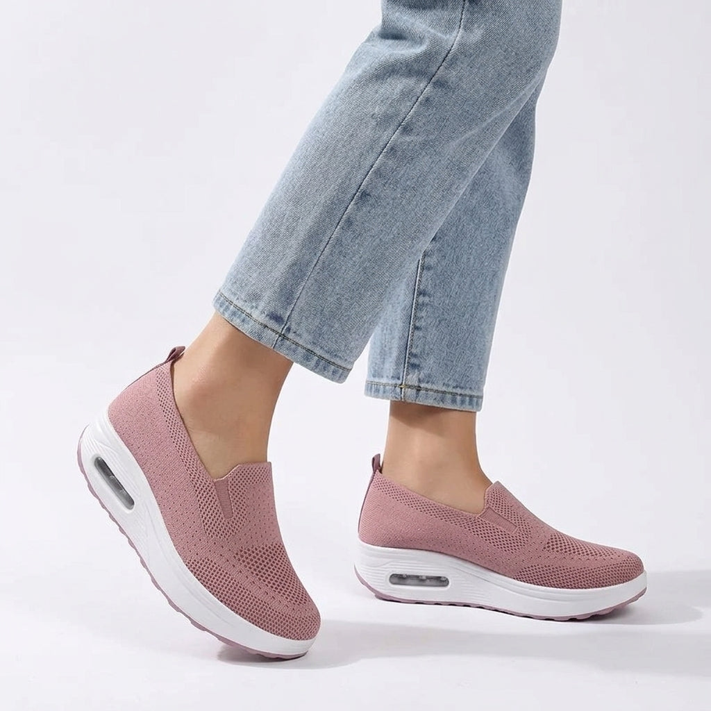 All-Day Priya Wedge Loafers with Air-Cushioned Sole
