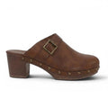 Signature Yara Wood-Heel Vintage Mules