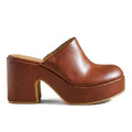 Bold High-Heel Vintage Clogs