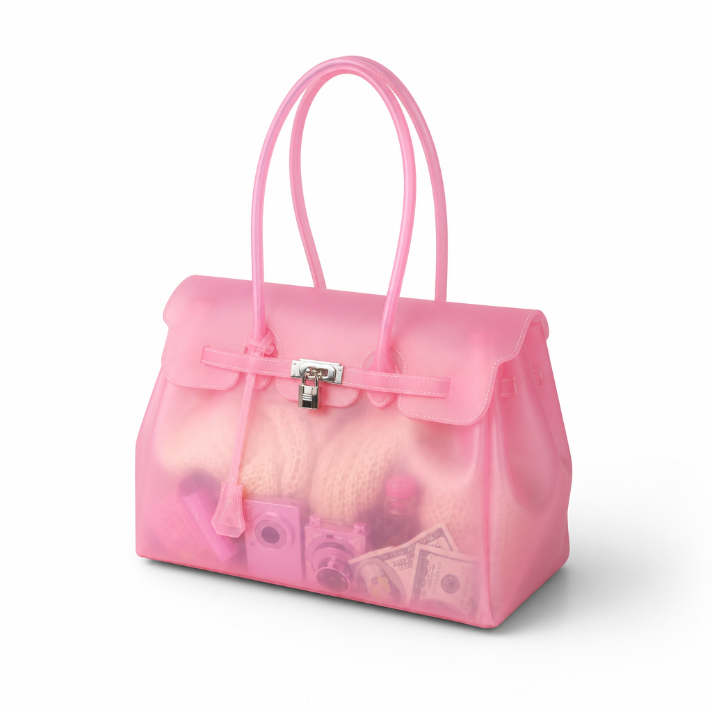 Bold Transparent Shoulder Bag
