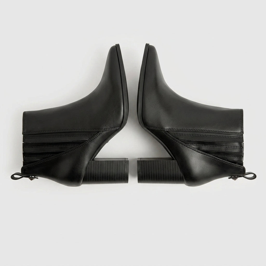 Timeless Coraline Heeled Western Ankle Boots