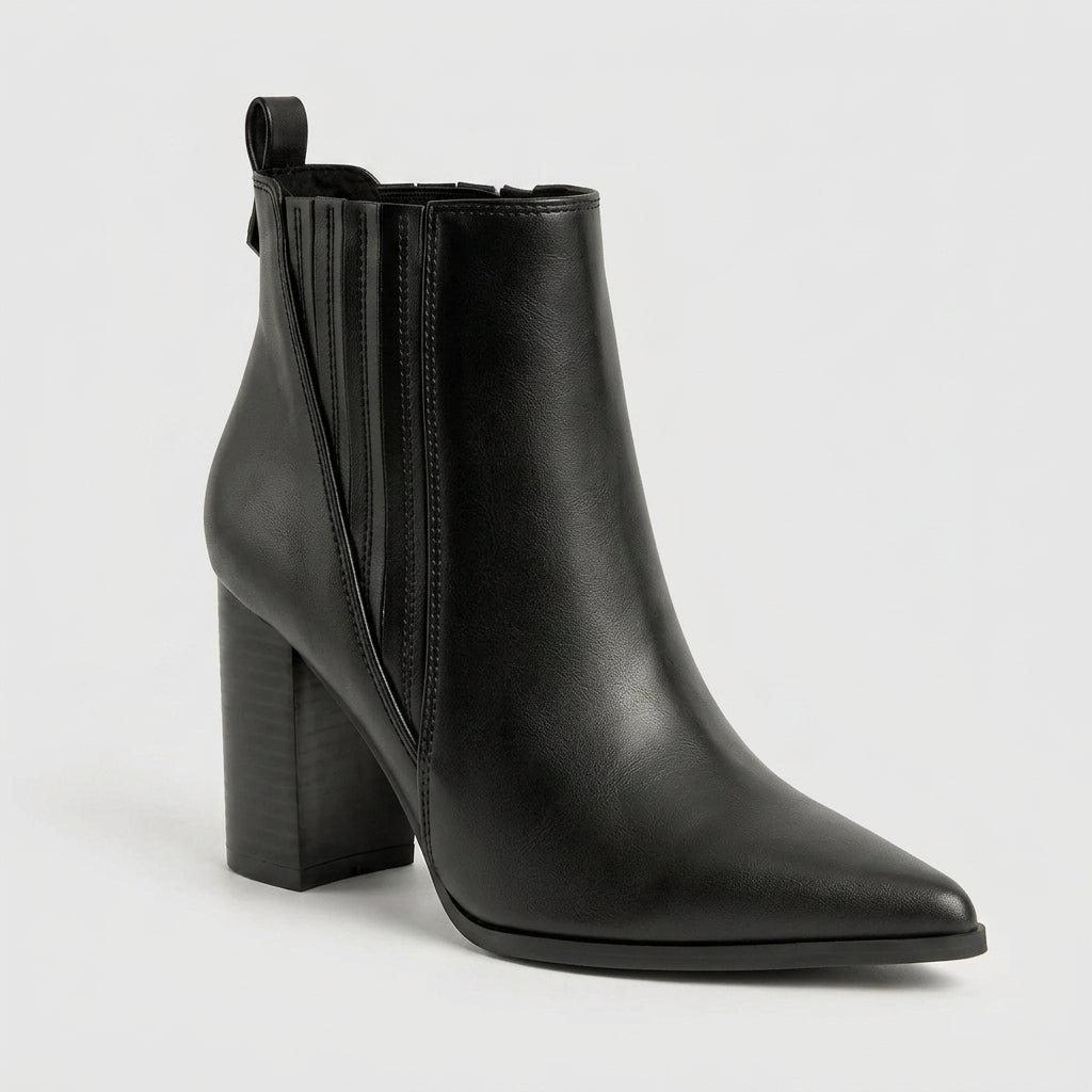 Timeless Coraline Heeled Western Ankle Boots