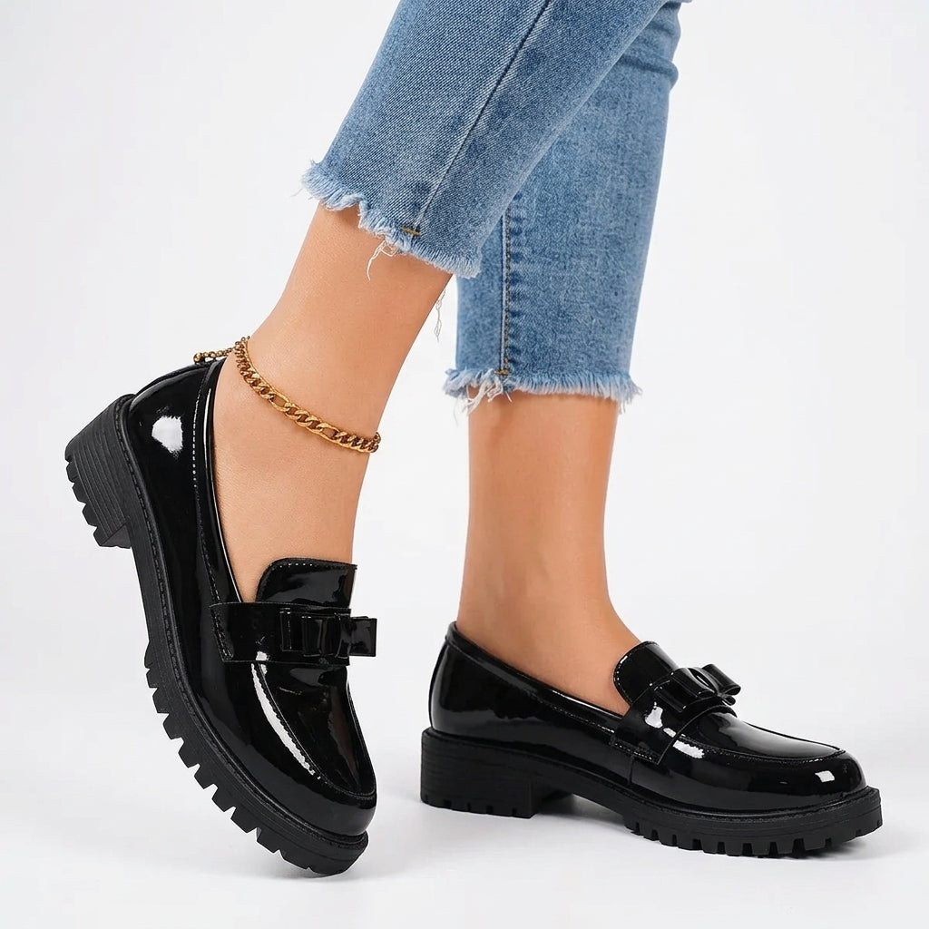 Modern Fenwick Sleek Patent Loafers