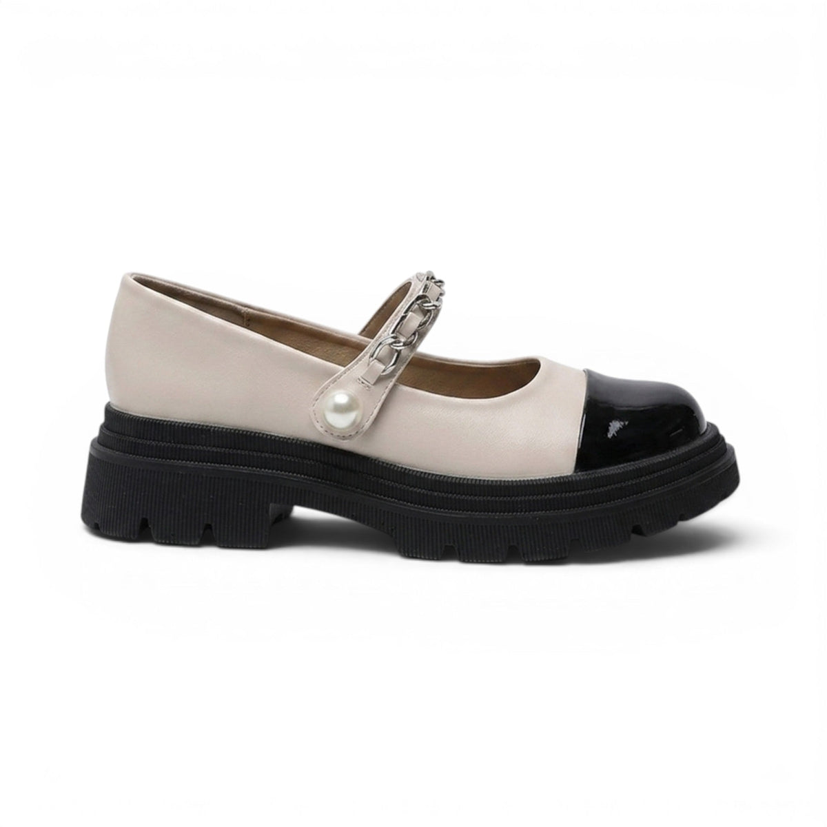 Classic Patent Mary Jane Loafers