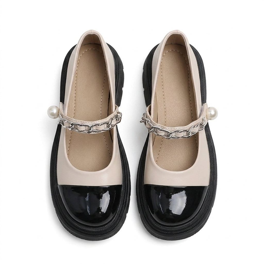 Classic Patent Mary Jane Loafers