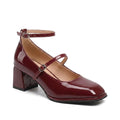 Refined Valentina Heeled Patent Loafers with Polished Finish