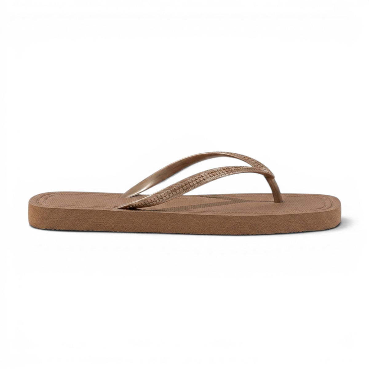 Summer-Ready Shimmer-Strap Thong Sandals