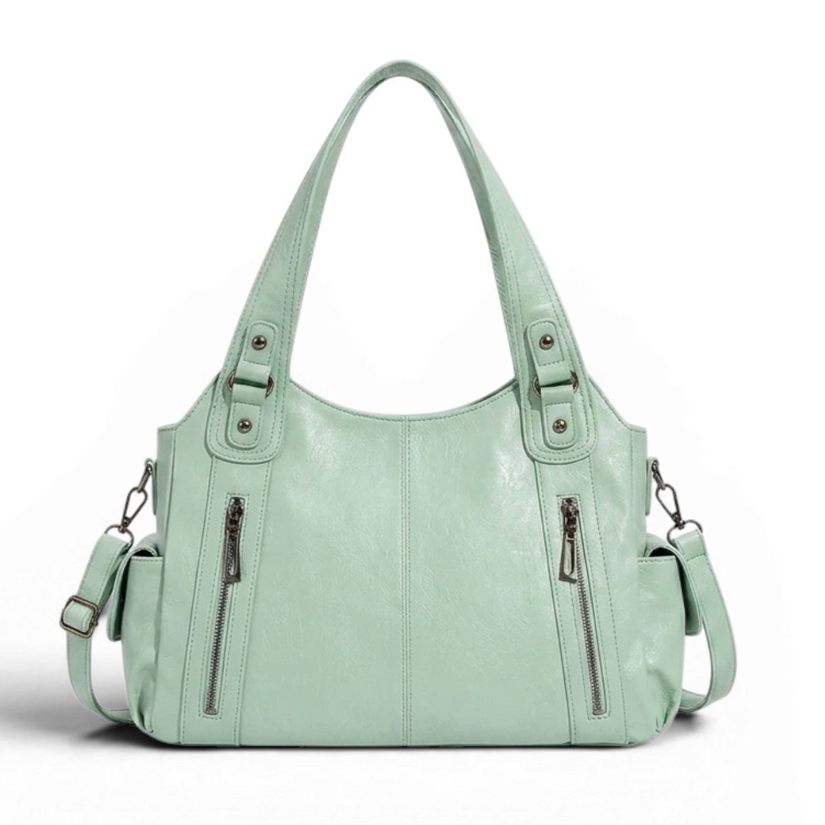 The Everyday Zip-Top Shoulder Bag