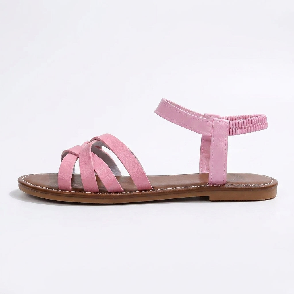 Essential Vegan-Leather Flat Sandals