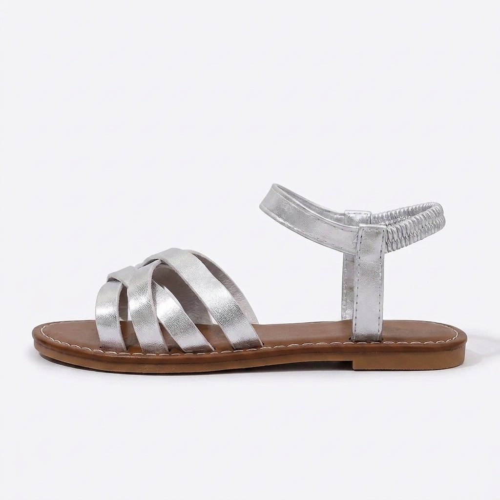 Essential Vegan-Leather Flat Sandals