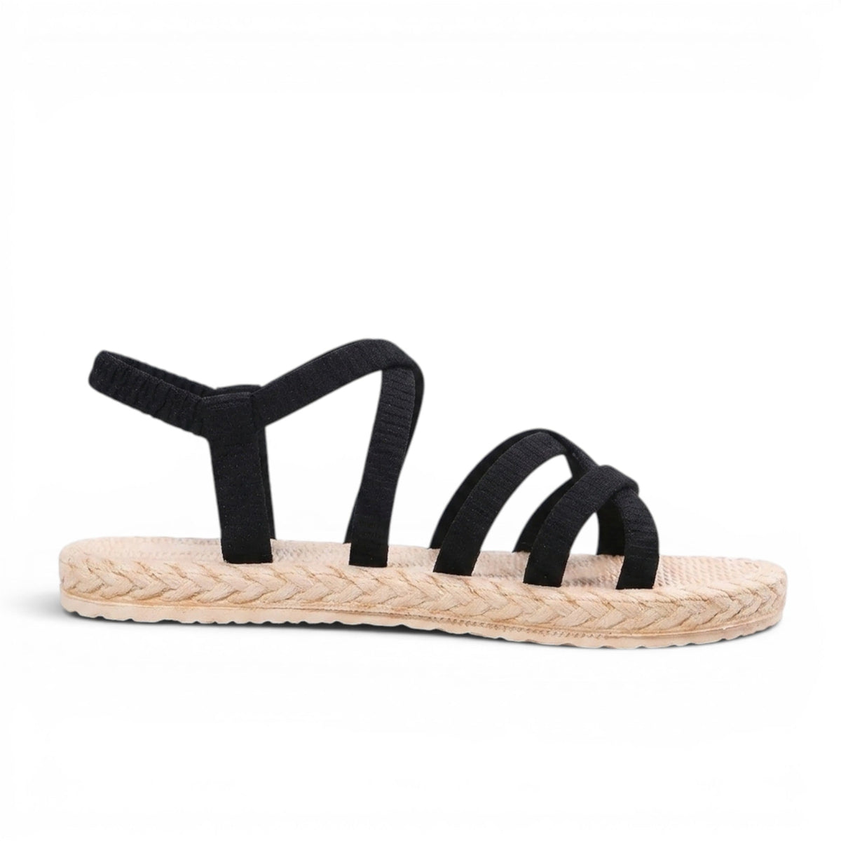 Getaway Rope-Sole Flat Sandals