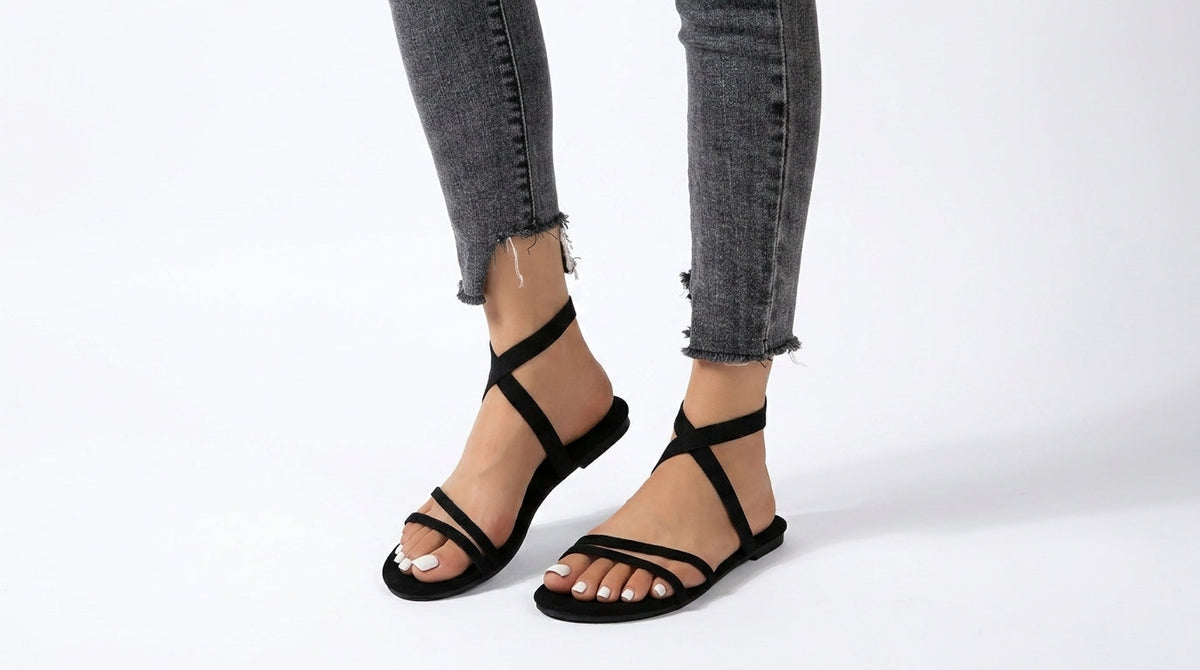 Essential Fine-Strap Flat Sandals
