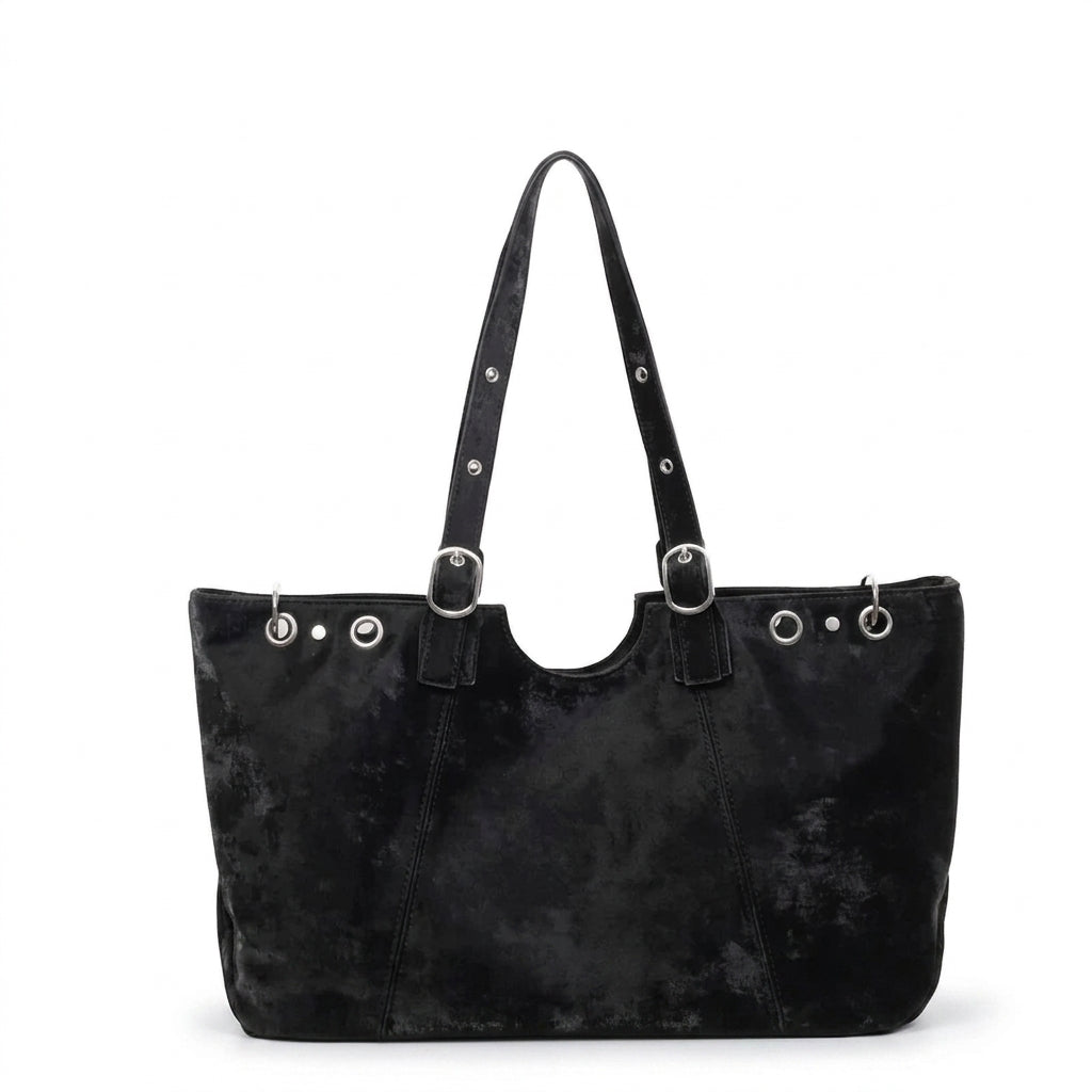 Heritage-Inspired Lior Weathered Suede Tote