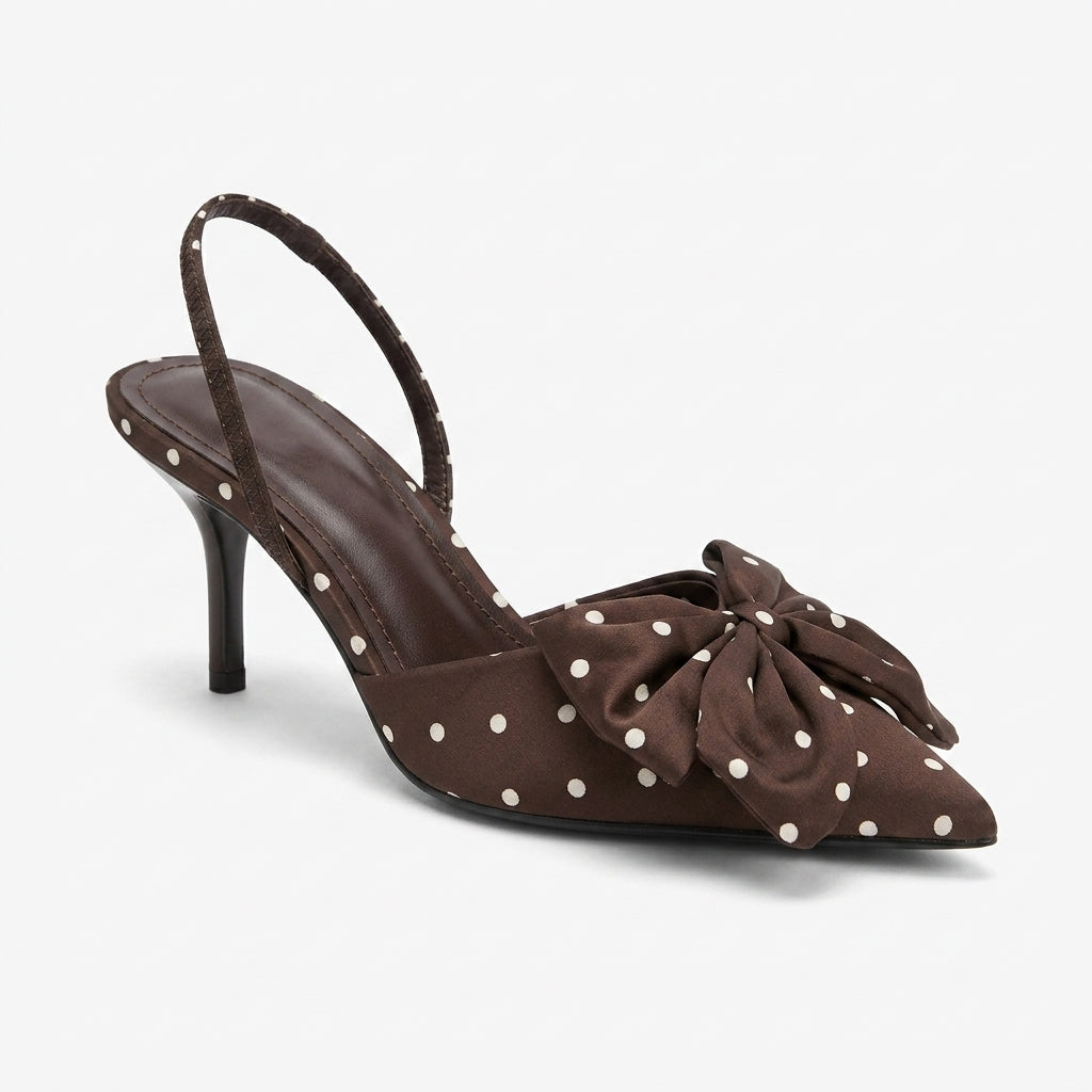 Statement Bow-Detail Stiletto Sandals