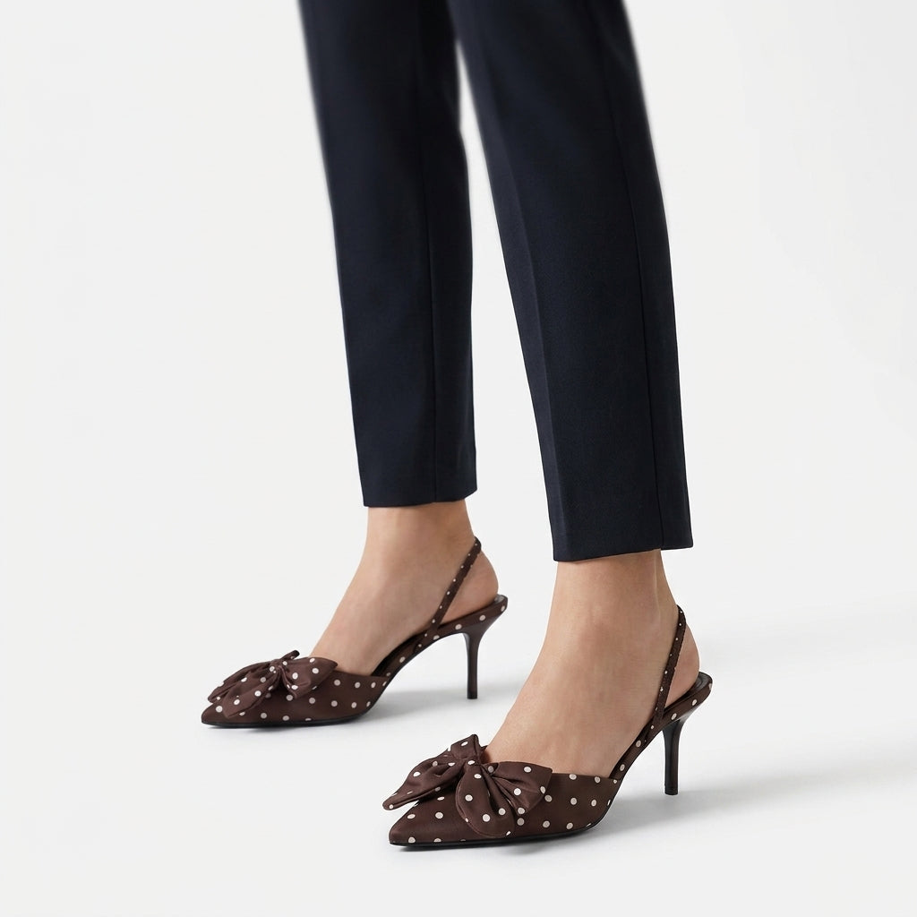 Statement Bow-Detail Stiletto Sandals