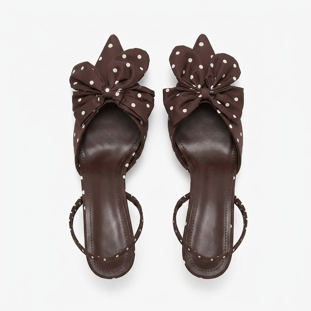 Statement Bow-Detail Stiletto Sandals