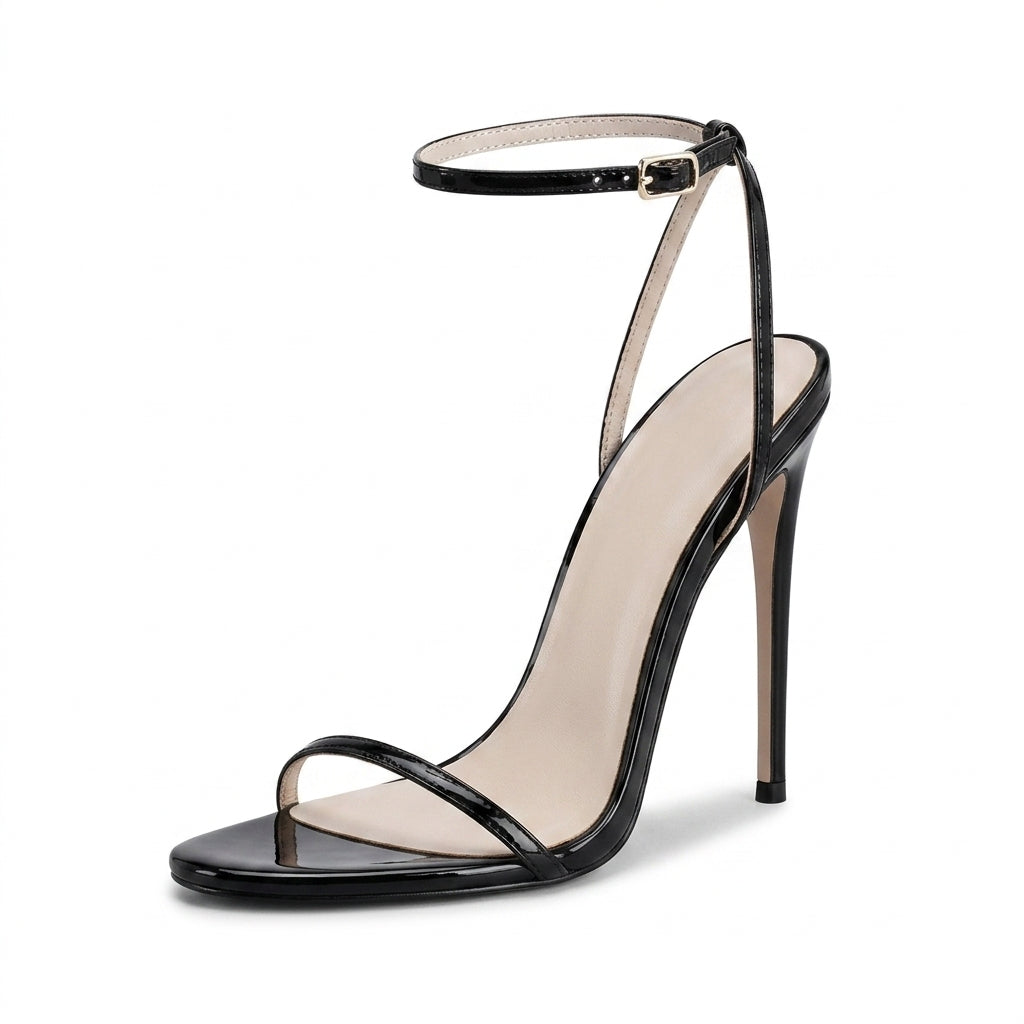 Statement High Stiletto Ankle-Strap Sandals