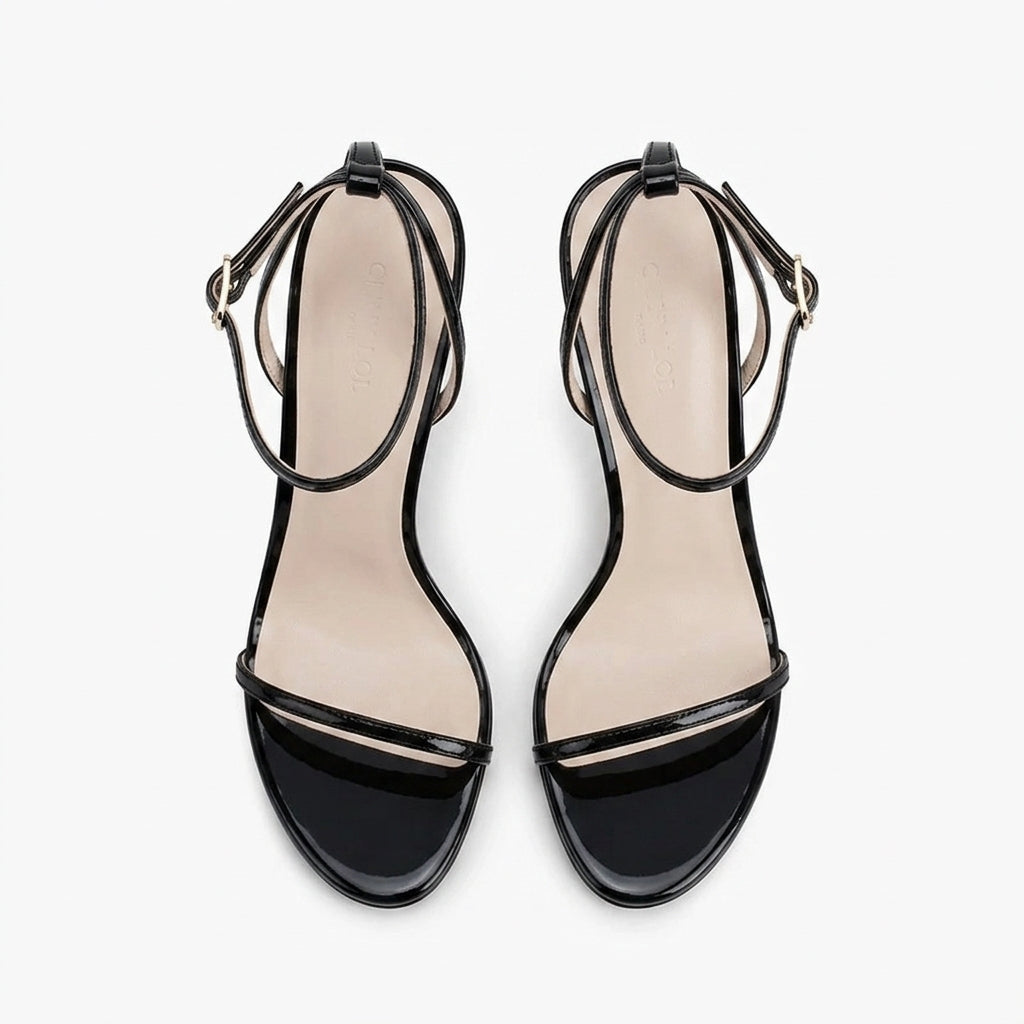 Statement High Stiletto Ankle-Strap Sandals