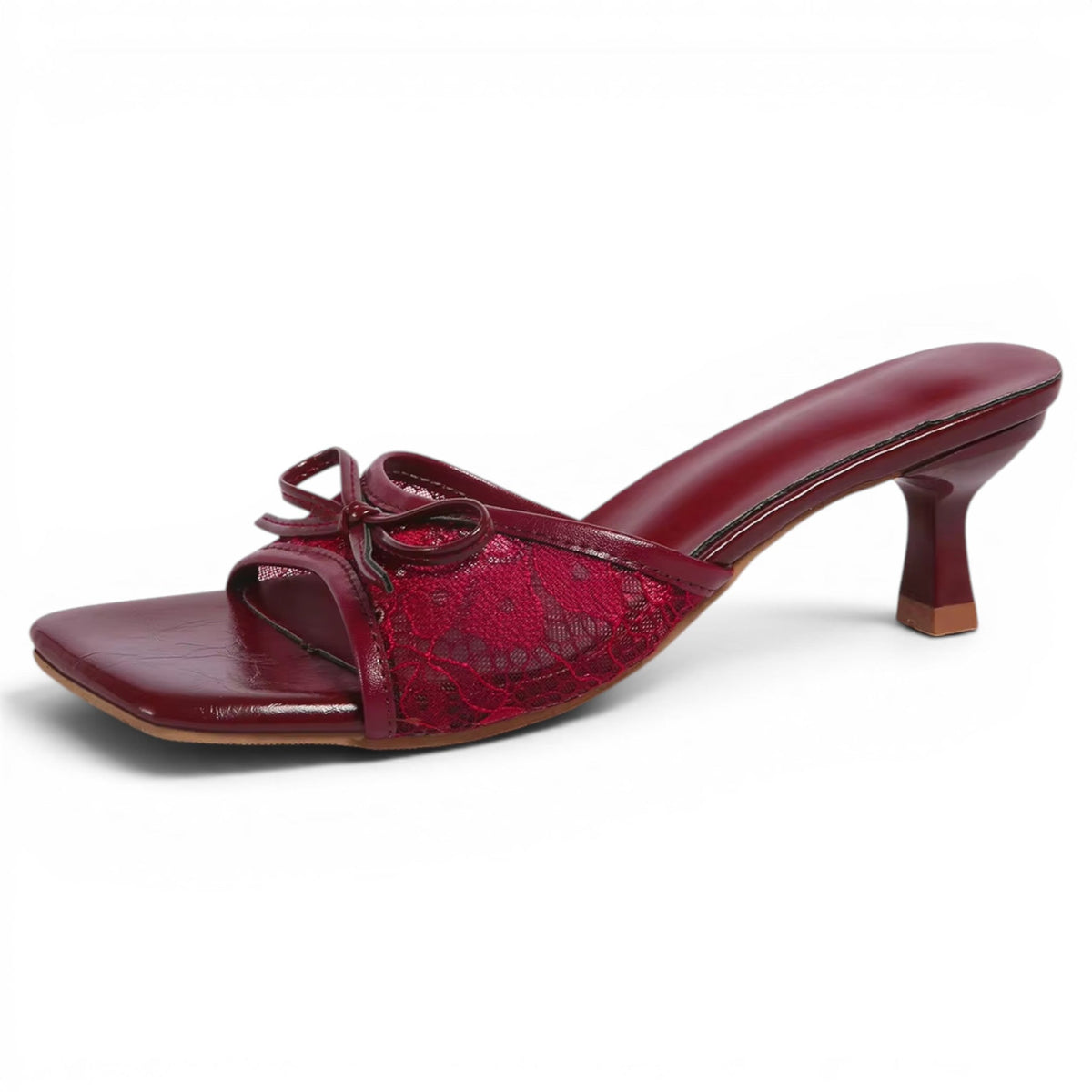 Signature Calantha Floral Lace Heeled Sandals