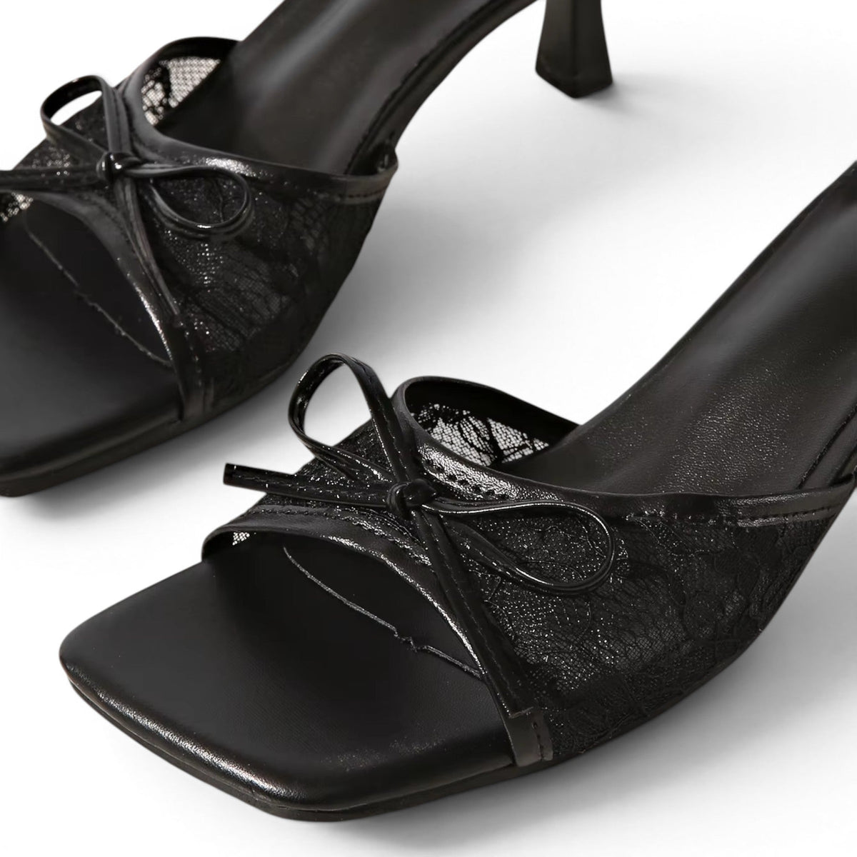Signature Calantha Floral Lace Heeled Sandals