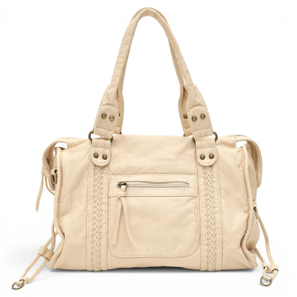 Signature Rigid Leather Crossbody Bag