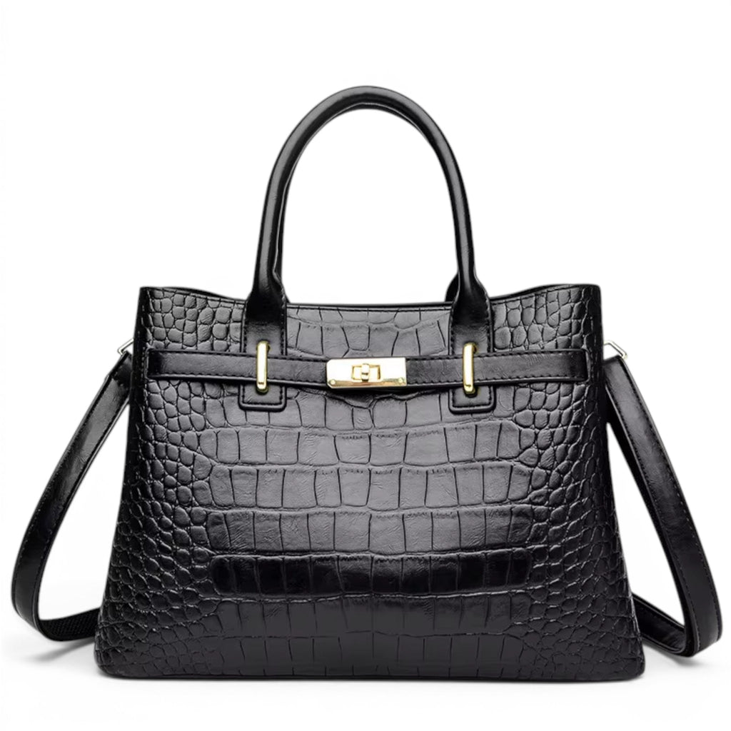 Bold Estelline Croc-Effect Leather Crossbody