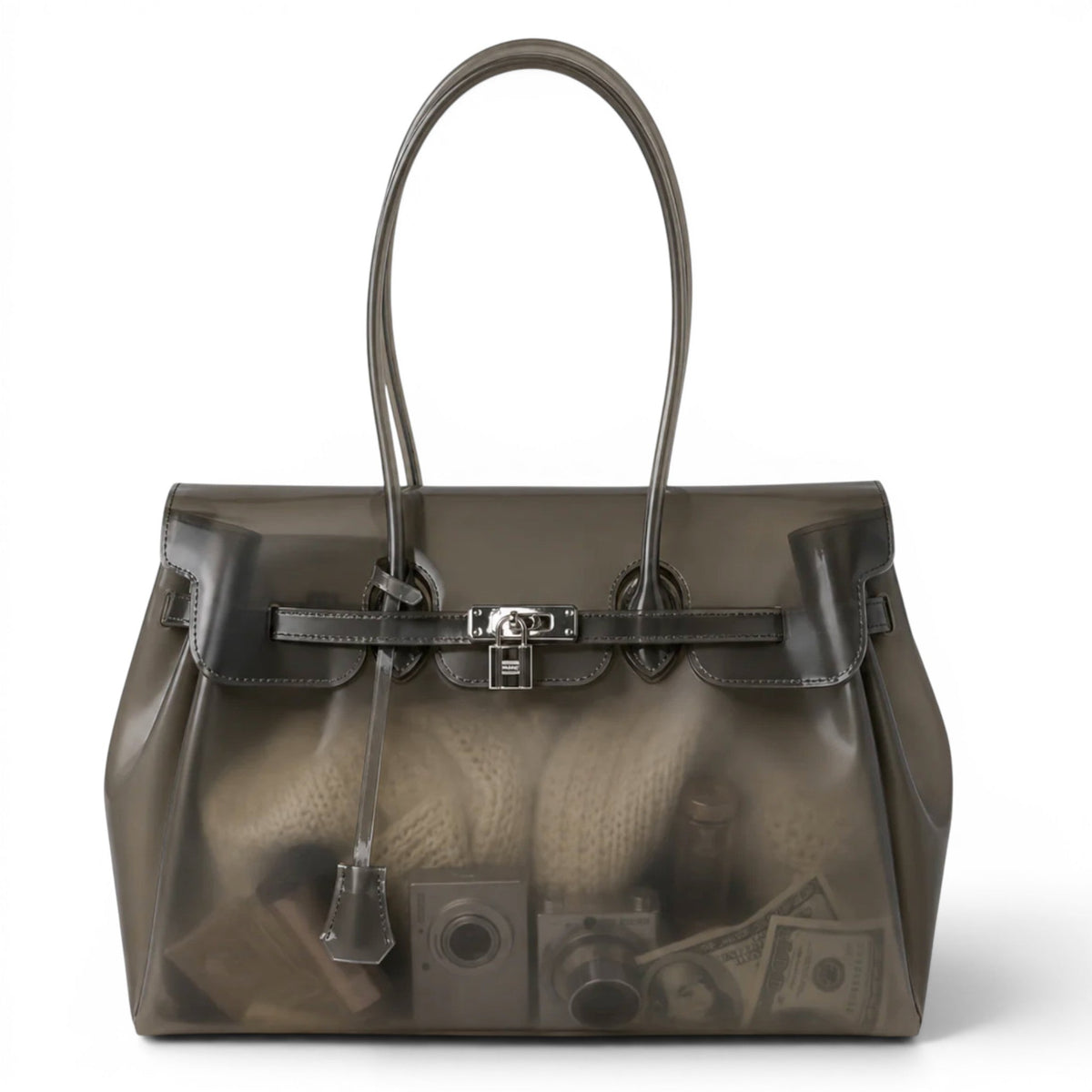 Bold Transparent Shoulder Bag