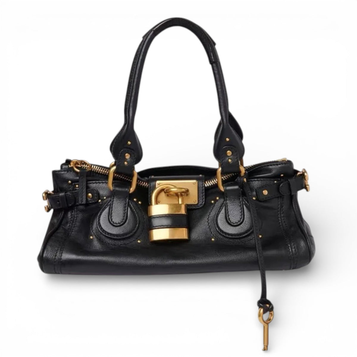 Heritage-Inspired Small Clasp Shoulder Bag