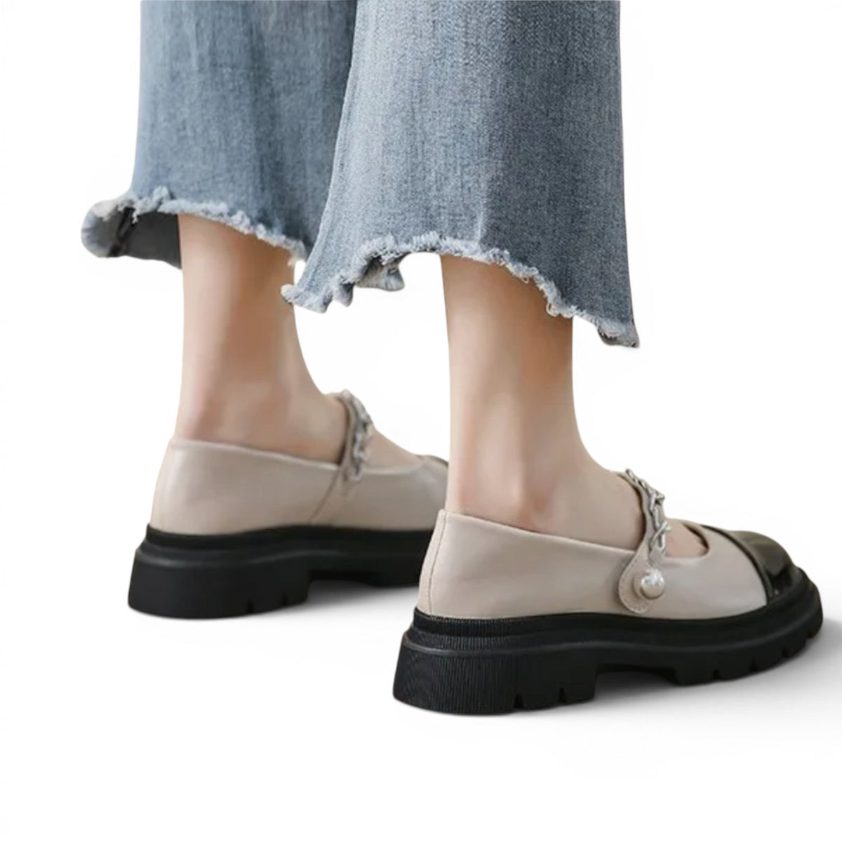 Classic Patent Mary Jane Loafers