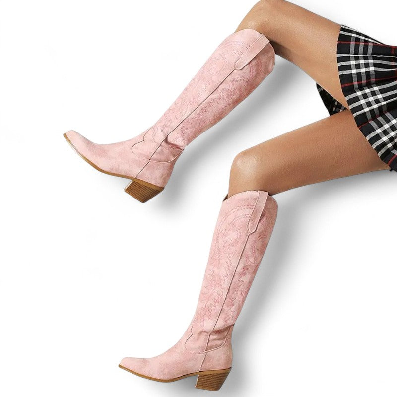 Refined Chic Tall Western Boots
