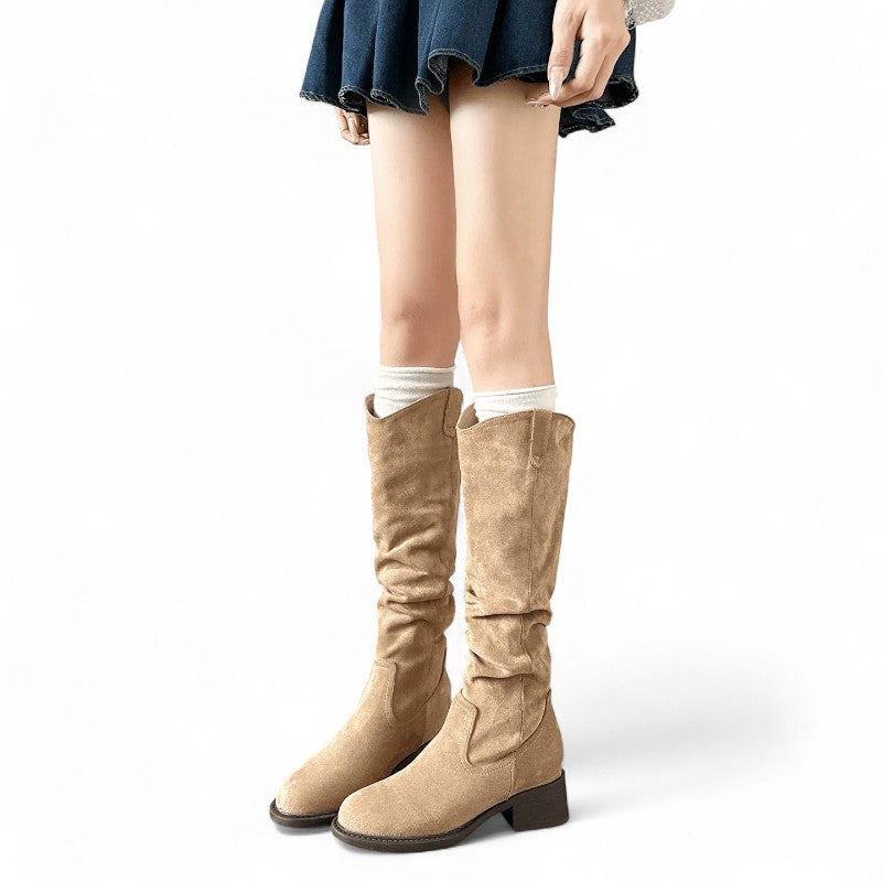 Refined Briar Tailored Mid-Calf Boots