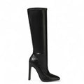 Refined Pointed-Toe Tall Boots