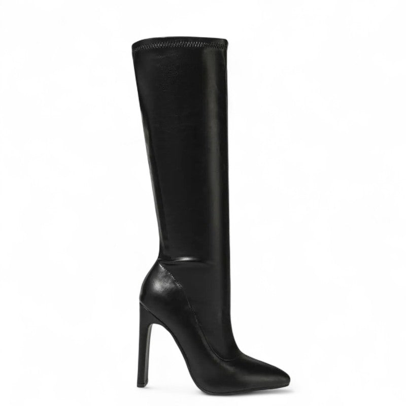Refined Pointed-Toe Tall Boots