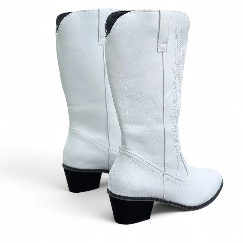 Classic Western Lilou Embroidered Ankle Boots