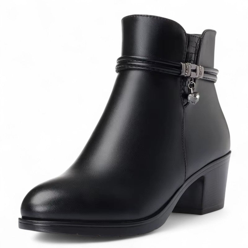 Effortless Bianca Fleece-Lined Ankle Boots