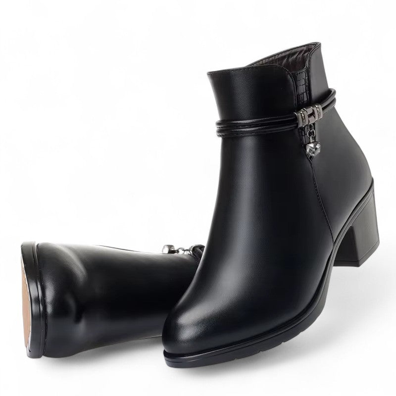 Effortless Bianca Fleece-Lined Ankle Boots