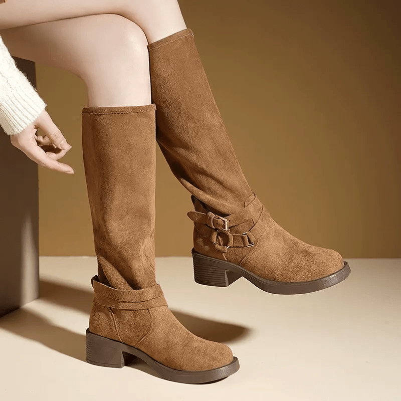 Heritage-Inspired Suede Ankle Boots