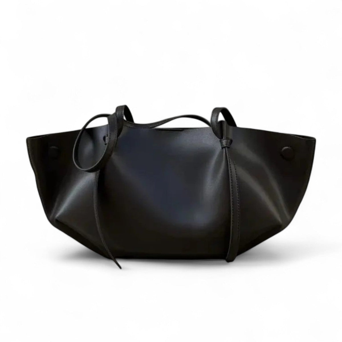 Effortless Smooth Leather Shoulder Bag