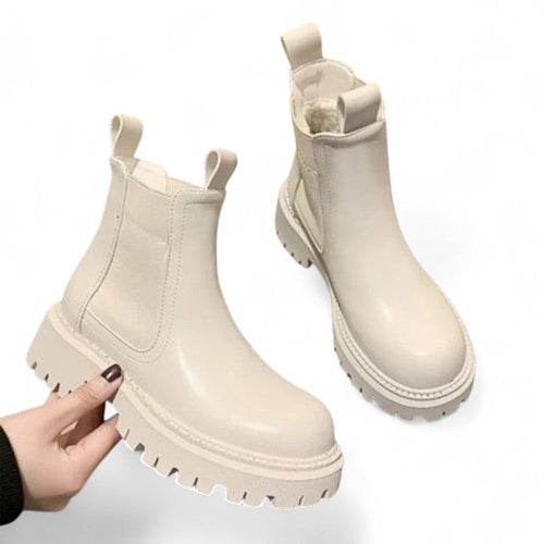 Bold Winter Chunky-Sole Ankle Booties