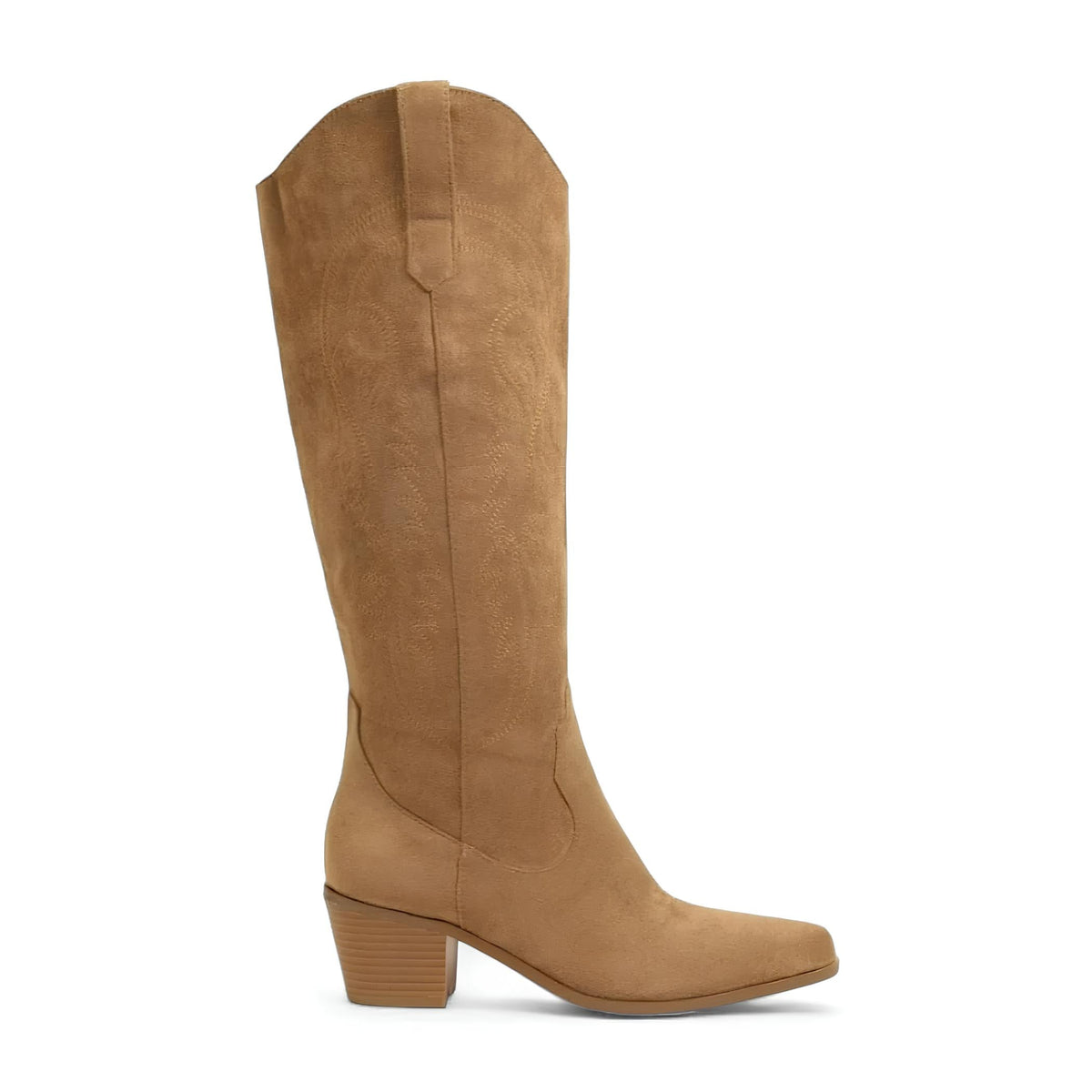 Timeless Fenella Heeled Suede Western Boots