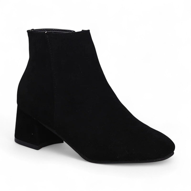All-Day Naomi Wide-Fit Suede Booties