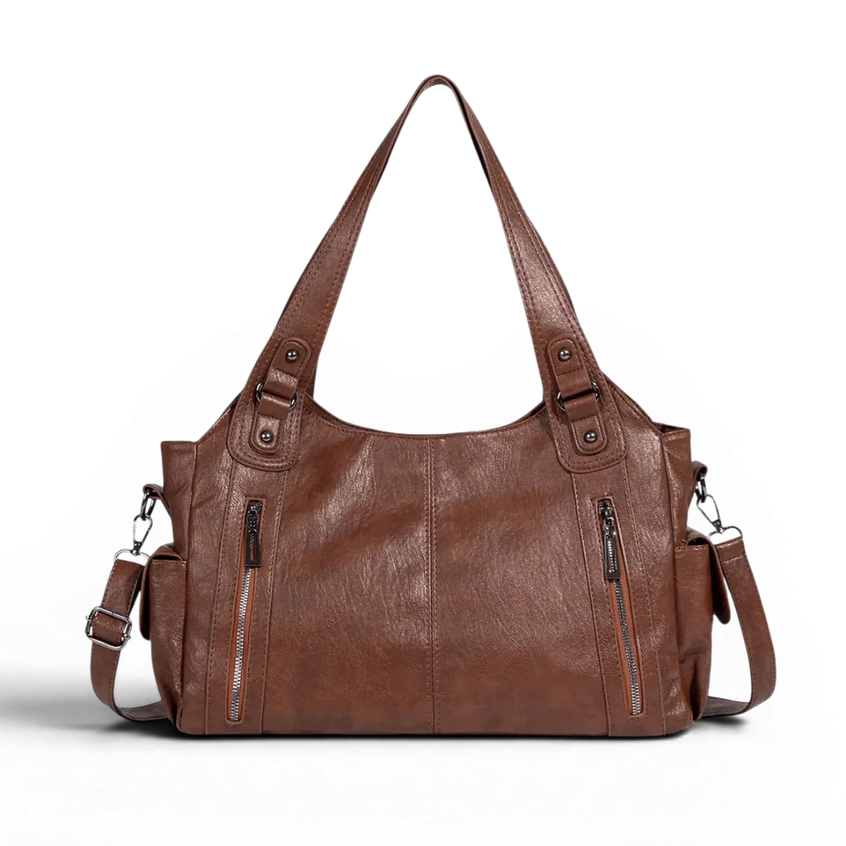The Everyday Zip-Top Shoulder Bag