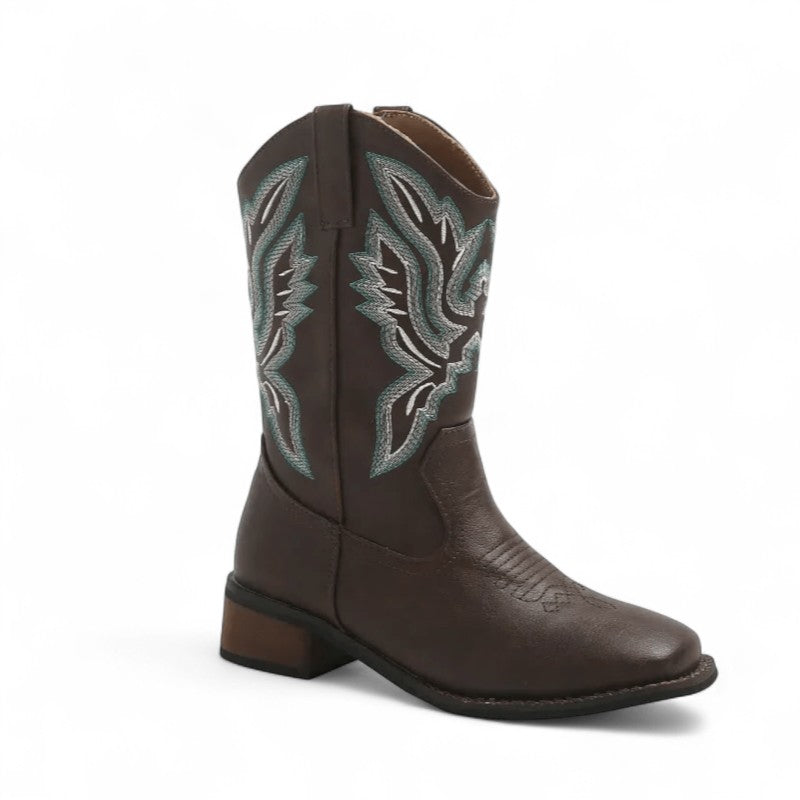 Essential Brown Mid-Calf Western Boots