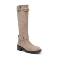 Weekend Renata Tall Suede Boots with Cuffed Hem