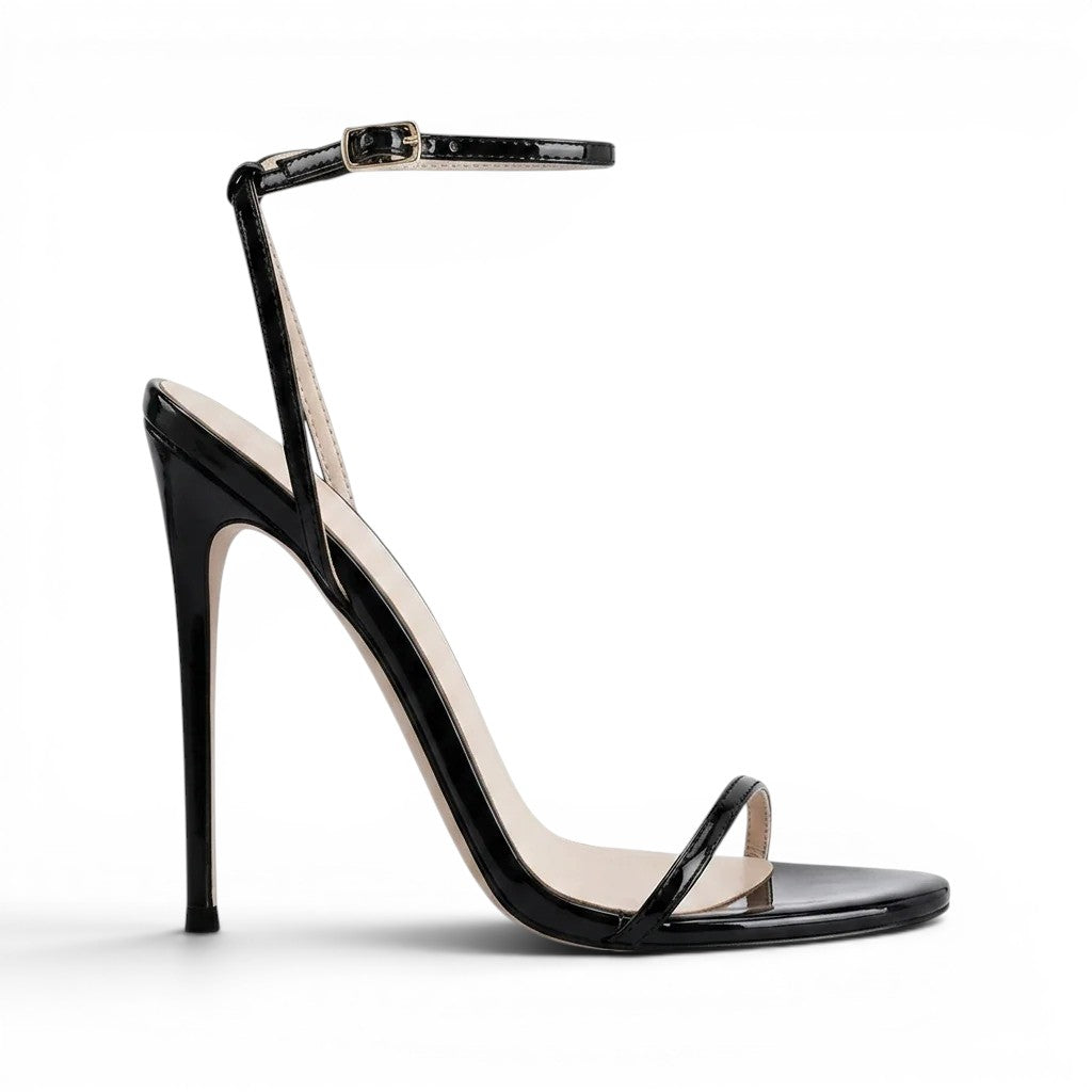 Statement High Stiletto Ankle-Strap Sandals