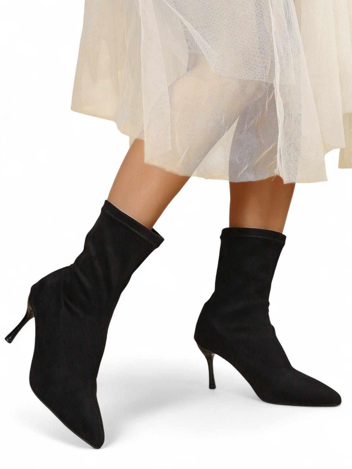 Sleek Stiletto Heel Booties