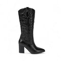 Signature Embroidered Sequin Western Boots
