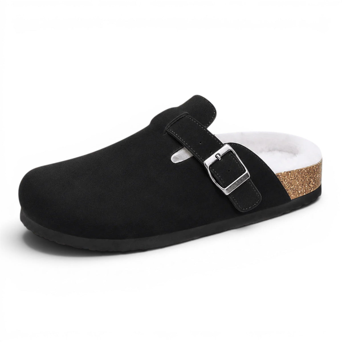 Barefoot-Soft Ottilie Shearling-Lined Suede Mules