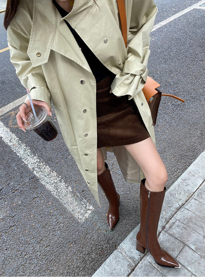 Sleek Valentia Tall Boots with High Heel