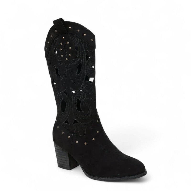 Refined Ramona Chic Mid-Calf Western Boots